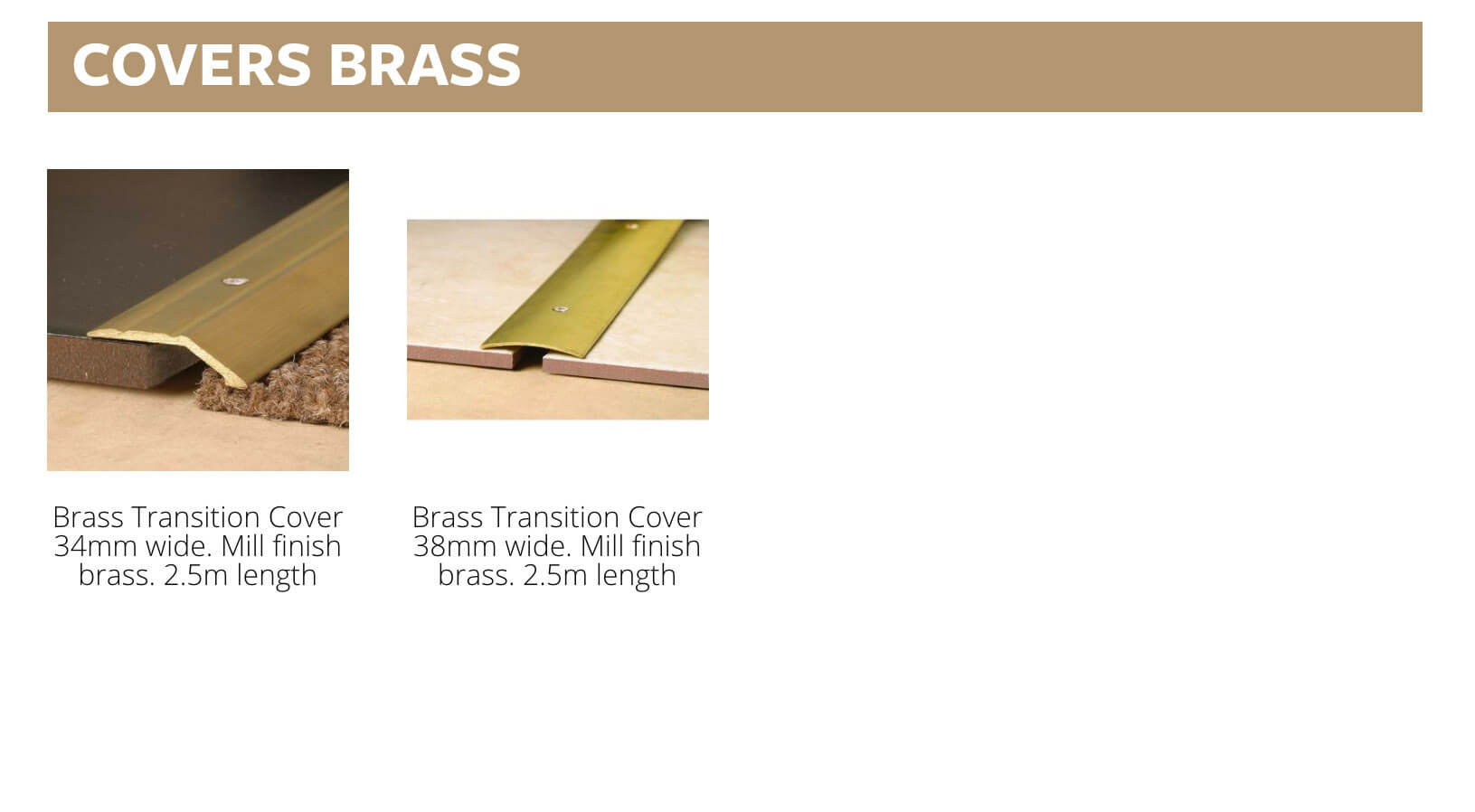 covers brass