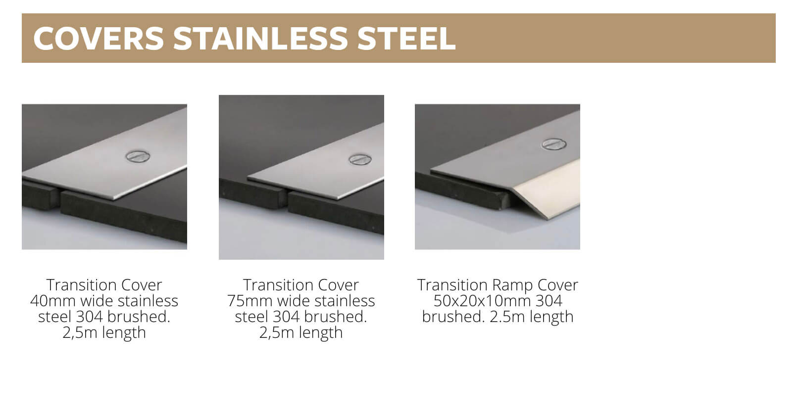 covers stainless steel